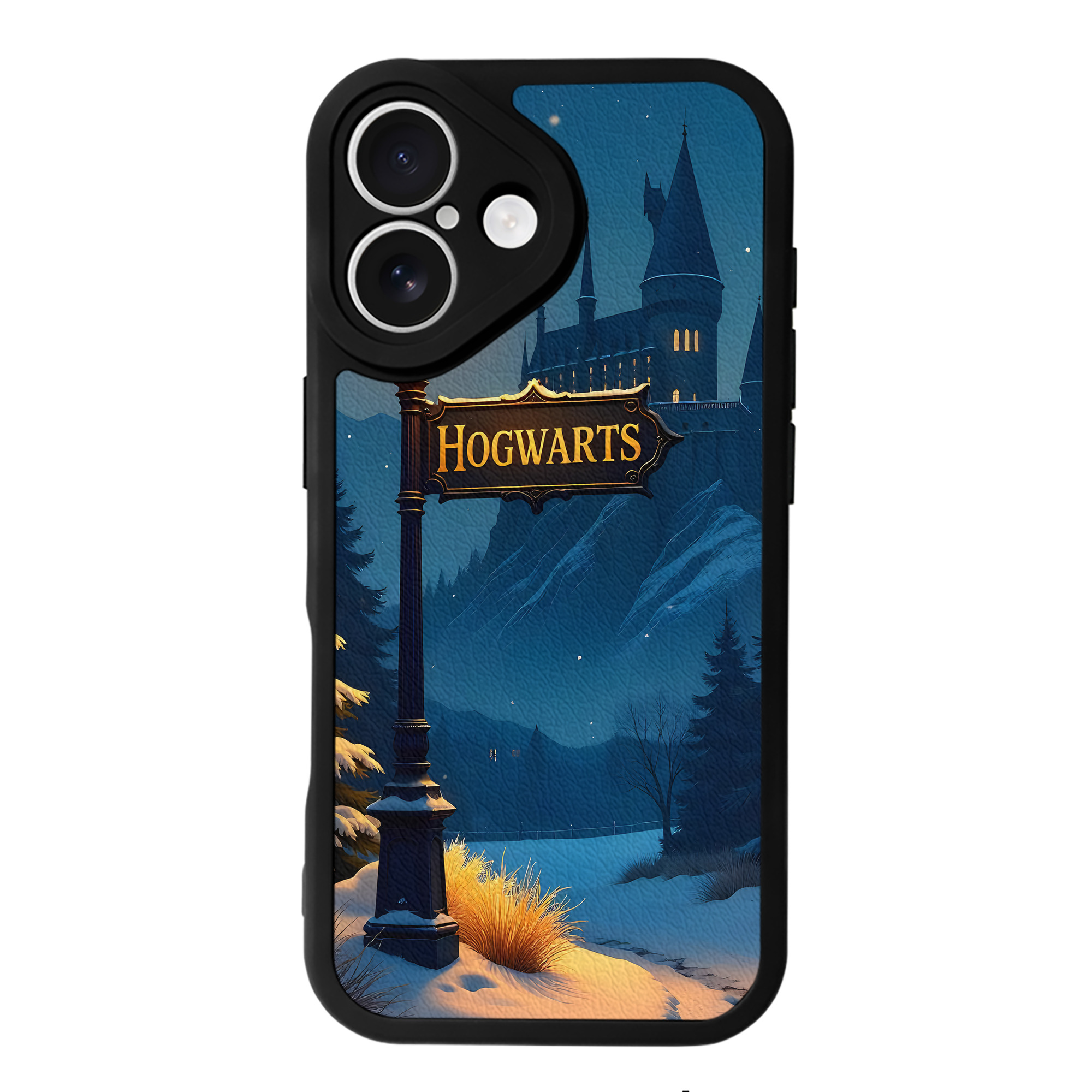（画像用） Harry Potter ハリー・ポッターシリーズ 【iPhone 16シリーズ対応】シリコンスマホケース（レザー調） 材質：シリコン
